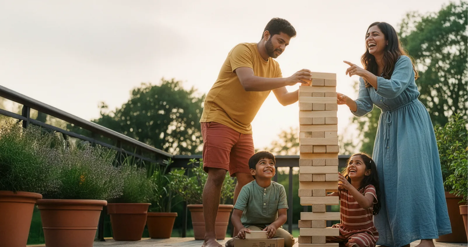 Happy family sharing a moment together, illustrating Bob Lancaster Insurance's human approach to insurance.